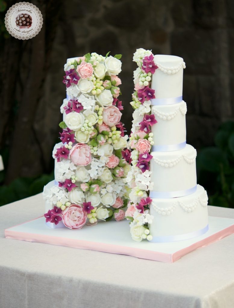 Sugar Flowers, Vegan, Wedding Cake