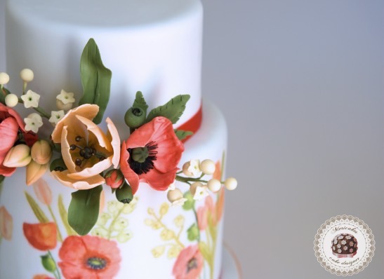 wedding-cake-fondant-tarta-de-boda-painted-cake-sugar-flowers-barcelona-mericakes-summer-dream-tulip-poppy-tulipan-amapola-muguet-lilis-del-valle-lily-of-the-valley-sugarcraft-2_fotor
