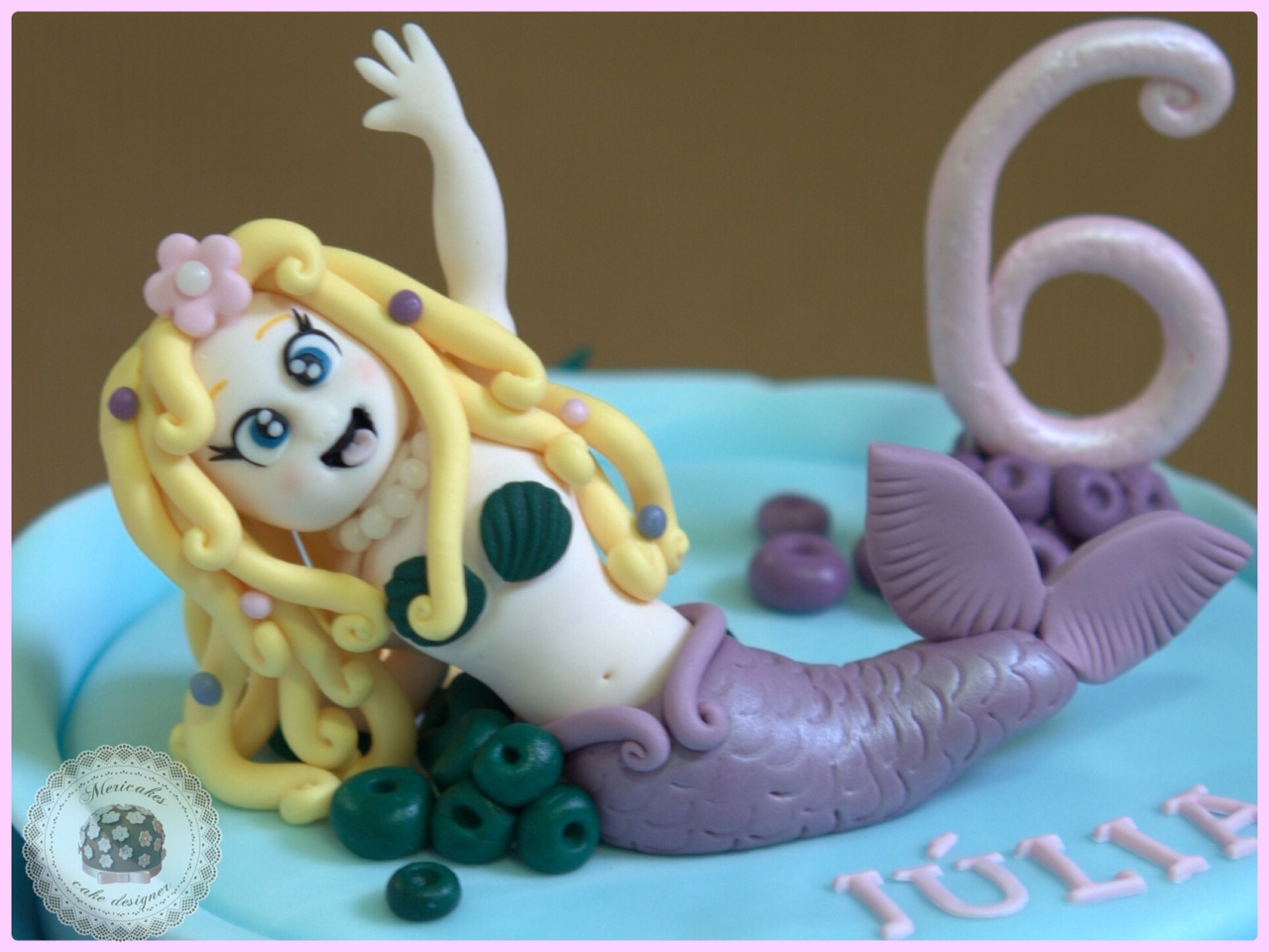 Curso Online Cake Design Tarta Sirenas Y Fondo Del Mar - Cakes