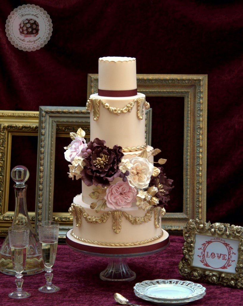 Baroque Love Wedding cake
