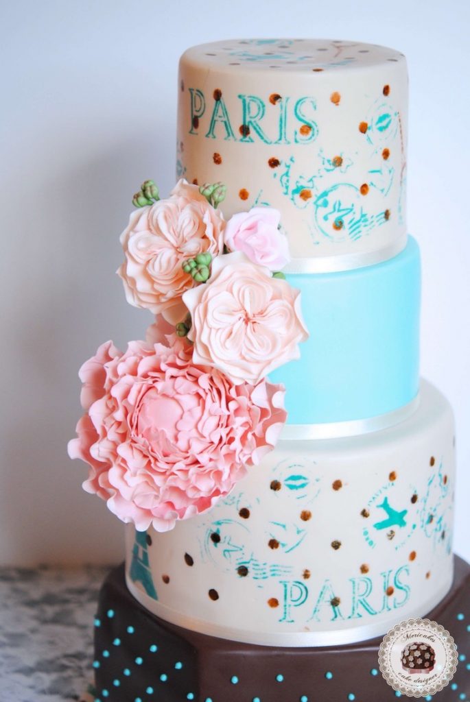 Paris Mon Amour Wedding Cake - Tarta de Boda