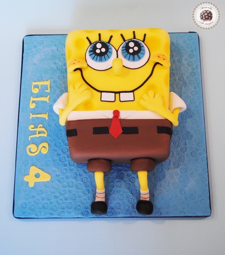 bob-esponja-sponge-bob-square-pants-tarta-2d-mericakes-tartas-decoradas-tartas-infantiles-cakes-for-kids-chocolate-barcelona-fondant-sugarcraft