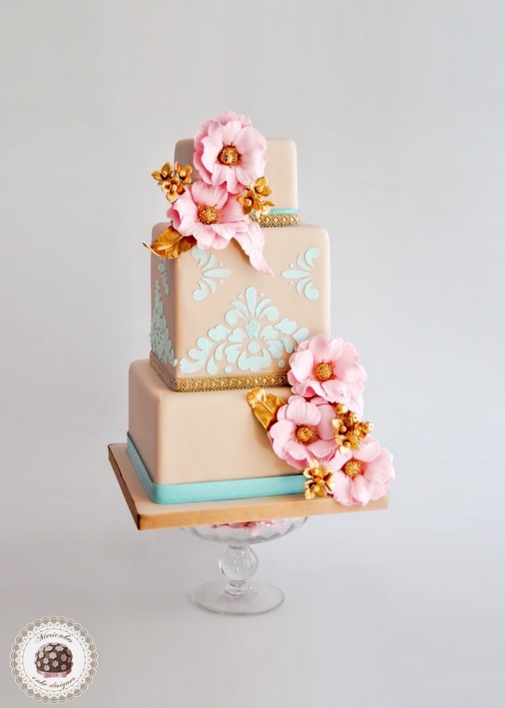 versailles-cake-weddingcake-bridal-pastel-tarta-sugarcraft-fondant-flores-hortensias-mericakes-boda-fondant