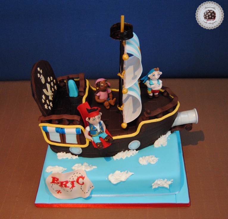 jake-y-los-piratas-fondant-sugarcarft-mericakes-barcelona-tarta-pastel-tartas-barcelona-piratas-neverland-barco-pirata-mapa-del-tesoro-cakes-for-kids
