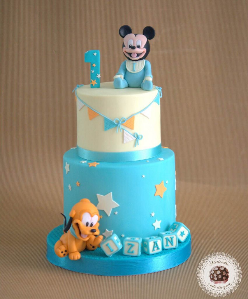 mickey-mousse-pluton-baby-bebes-baby-cake-tarta-tartas-decoradas-boy-cake-mericakes-barcelona-fondant-disney