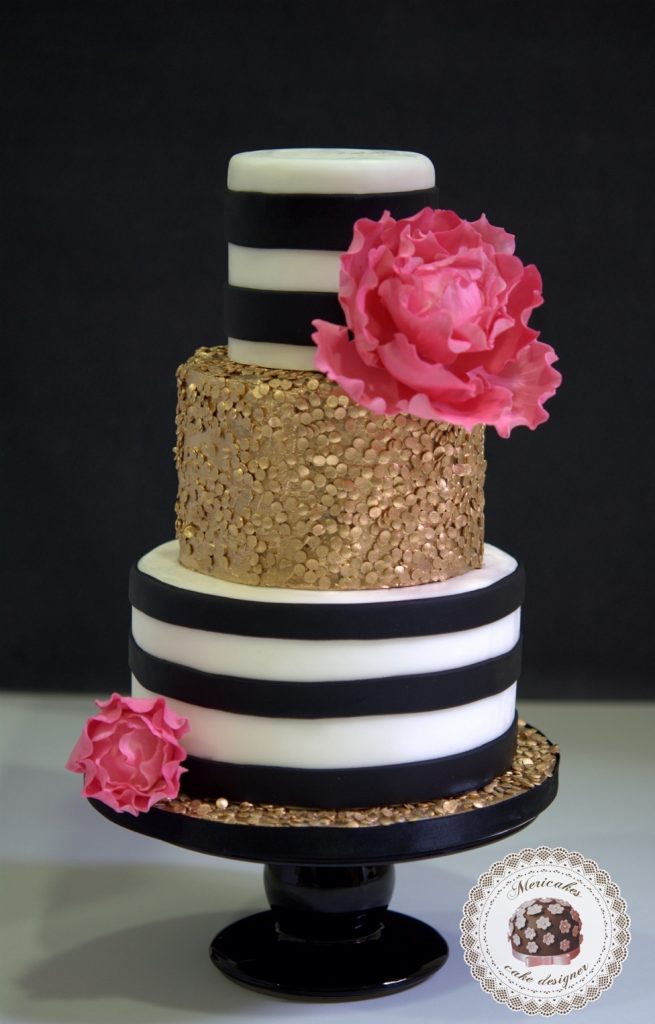 sequins-stripes-wedding-cake-peony-gold-oro-lentejuelas-rayas-sugarcraft-fondant-tarta-de-boda-barcelona-3