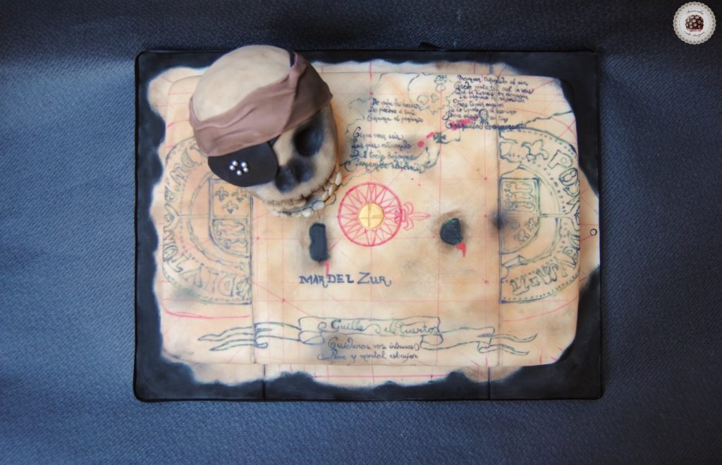 the-goonies-willy-el-tuerto-mapa-pirata-cake-tarta-calavera-skull-treasure-map-steven-spilberg-cake-mericakes-barcelona-fondant-tartas-barcelona-geek-cake