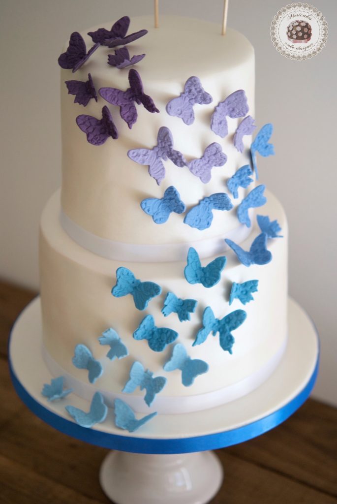 Flock of Butterflies Cake