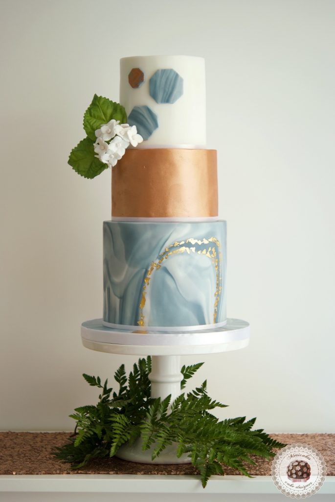 Marble wedding cake, tarta de boda, mericakes, barcelona, hydrangea, marmol, fondant cake, sequins, cake designer, luxury wedding cake
