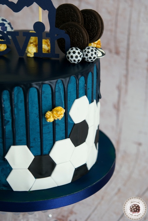 Football Drip Cake