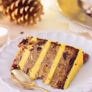 Receta fruit christmas cake
