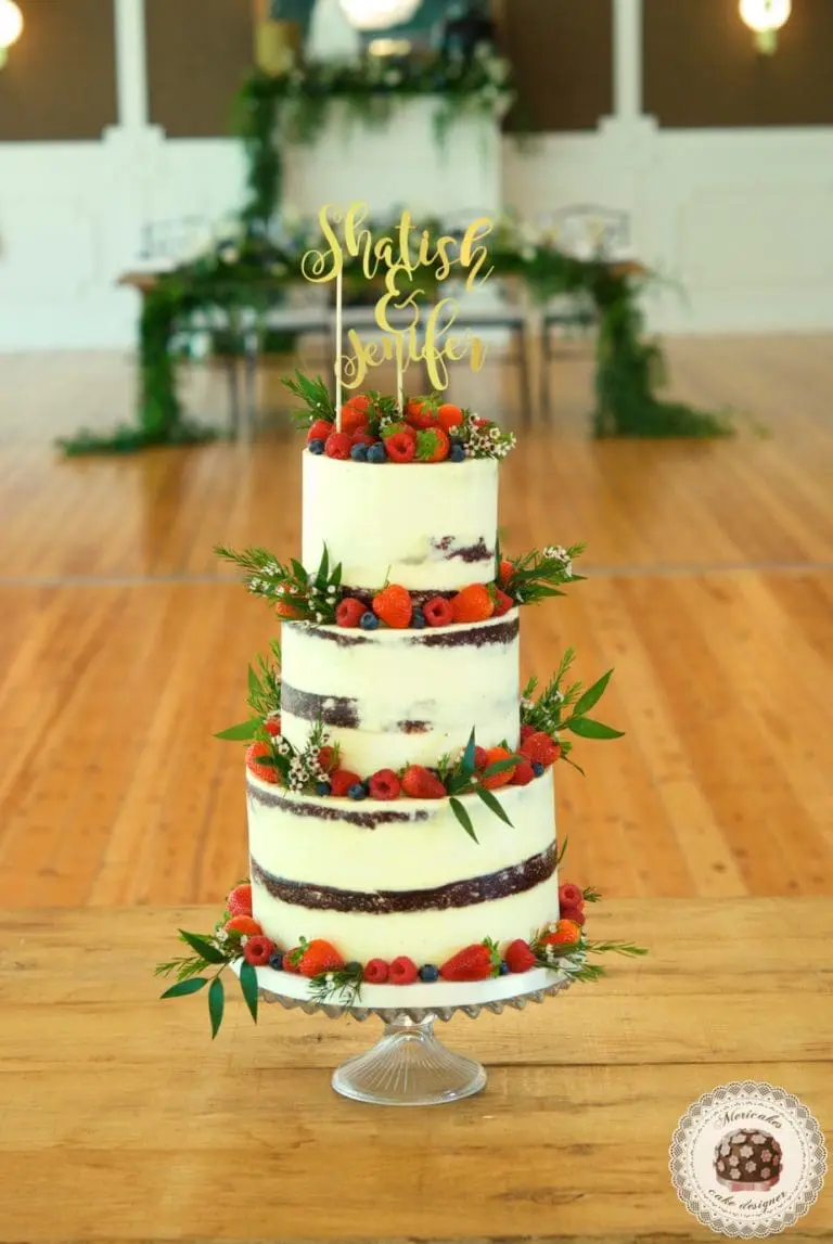 Berries Wedding Cake