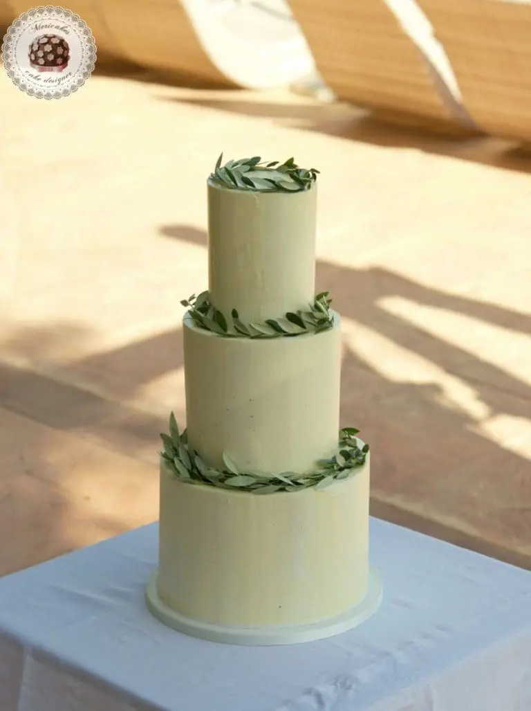 Olive Wedding Cake