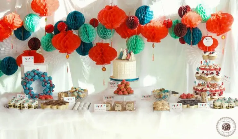 Winter Solstice Dessert Table