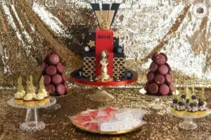 Red Carpet Dessert Table