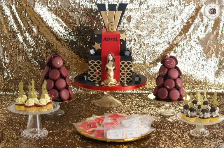 Red Carpet Dessert Table