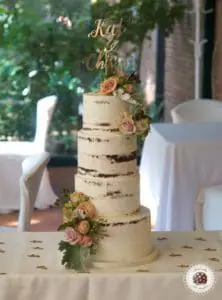Vegan wedding cake