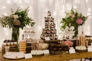 Wedding dessert table