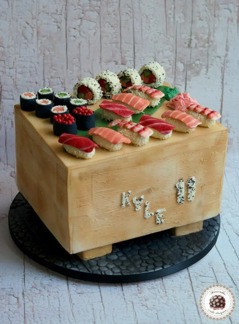 Sushi Birthday Cake