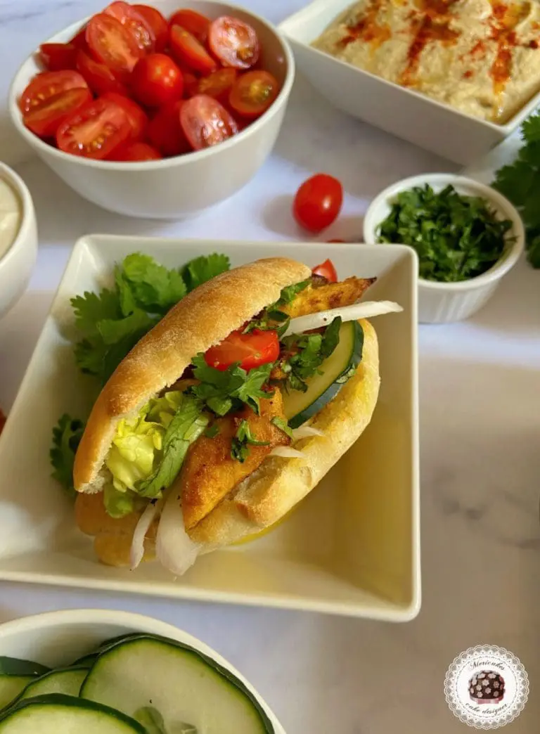 Shawarma de pollo macerado