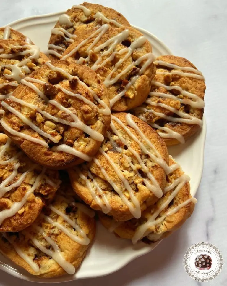 Espirales de manzana y nueces