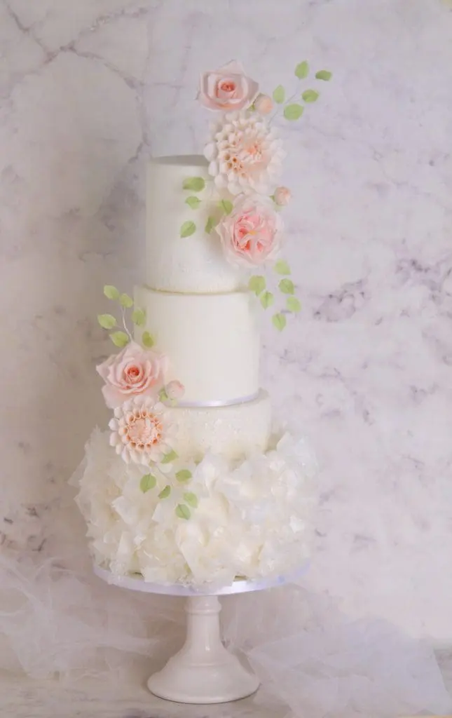 Master Class tartas de boda Ruffle Tulle & Blooms