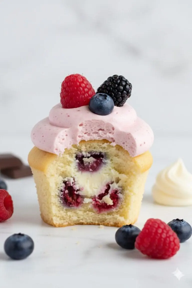 Berries cheese Cupcake Barcelona