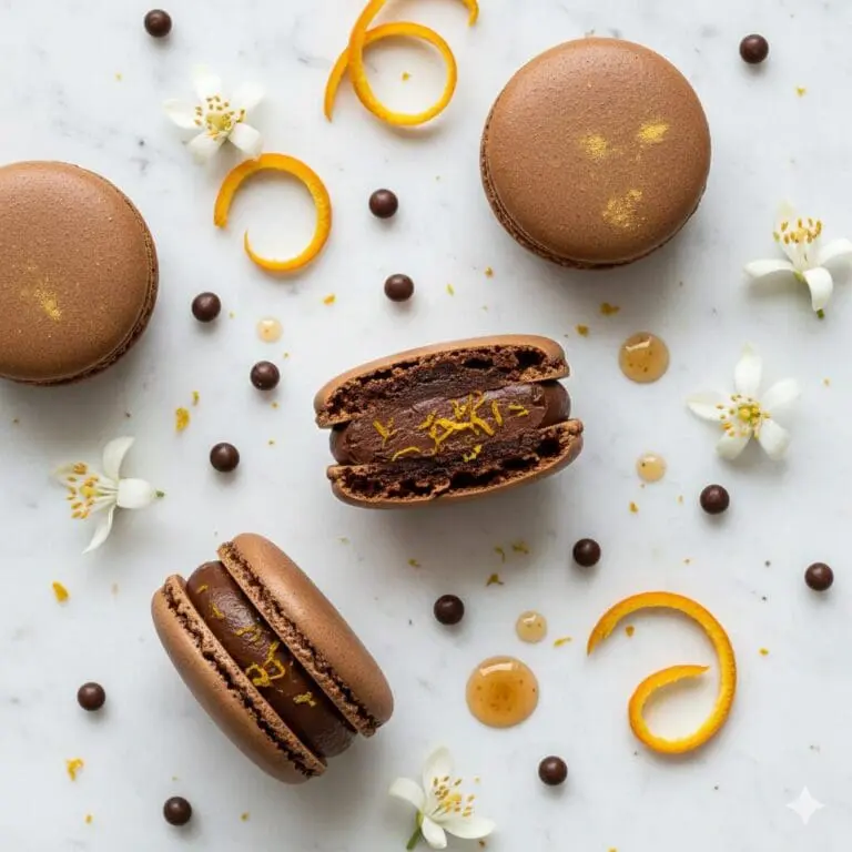 Noir Orange macarons barcelona