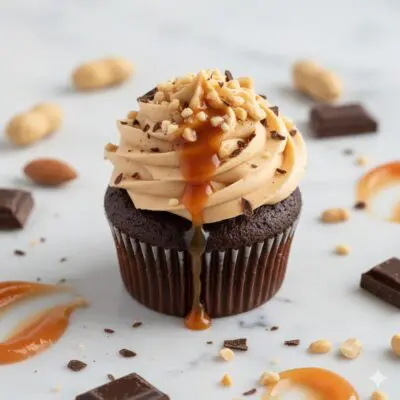 Choco cacahuete Cupcake