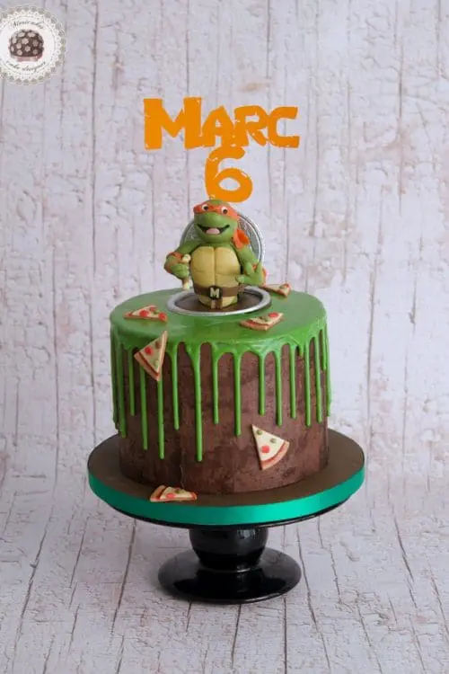 Drip cake tortugas ninja