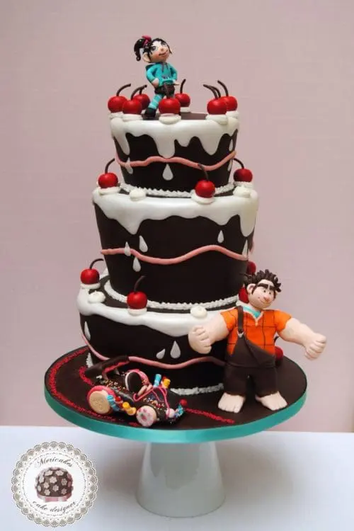 sugar-rush-cake-wreck-it-ralph-rompe-ralph-vanellope-tarta-mericakes-barcelona-devils-food-cacao-fondant