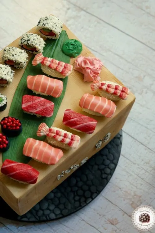 Sushi Birthday Cake