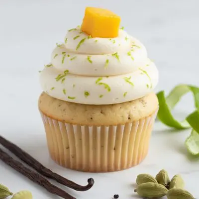 Vainilla oriental Cupcake, custom cupcakes barcelona, mericakes