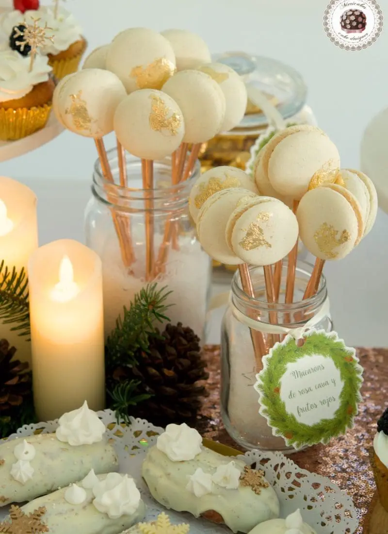 Winter Wonderland dessert table