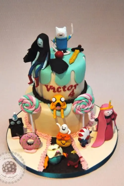tarta-hora-de-aventuras-adventure-time-mericakes-barcelona-cake-jake-el-perro-chuchelandia-finn-el-humano