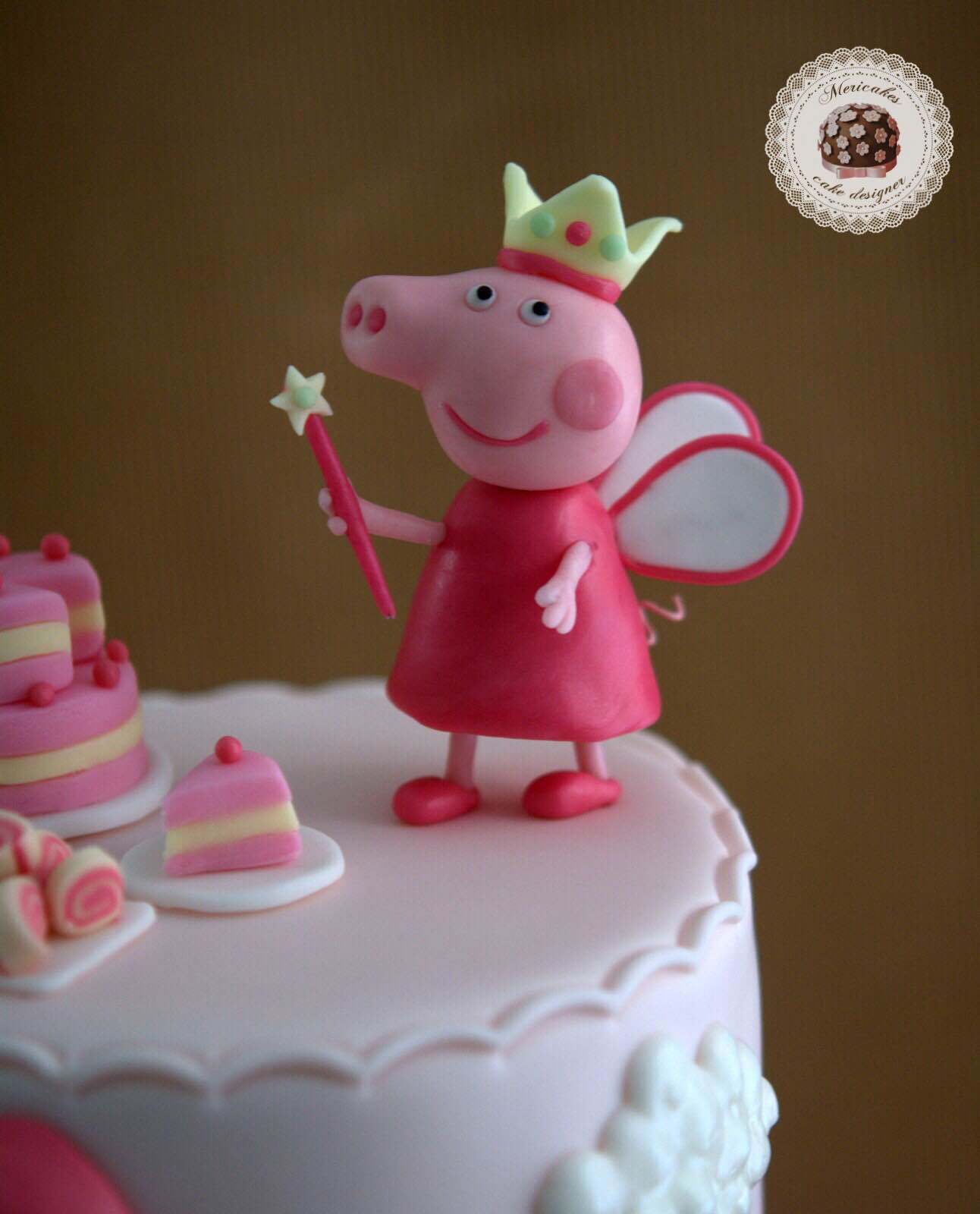 Peppa Pig fiesta de cumpleaños - Mericakes - Cake Designer