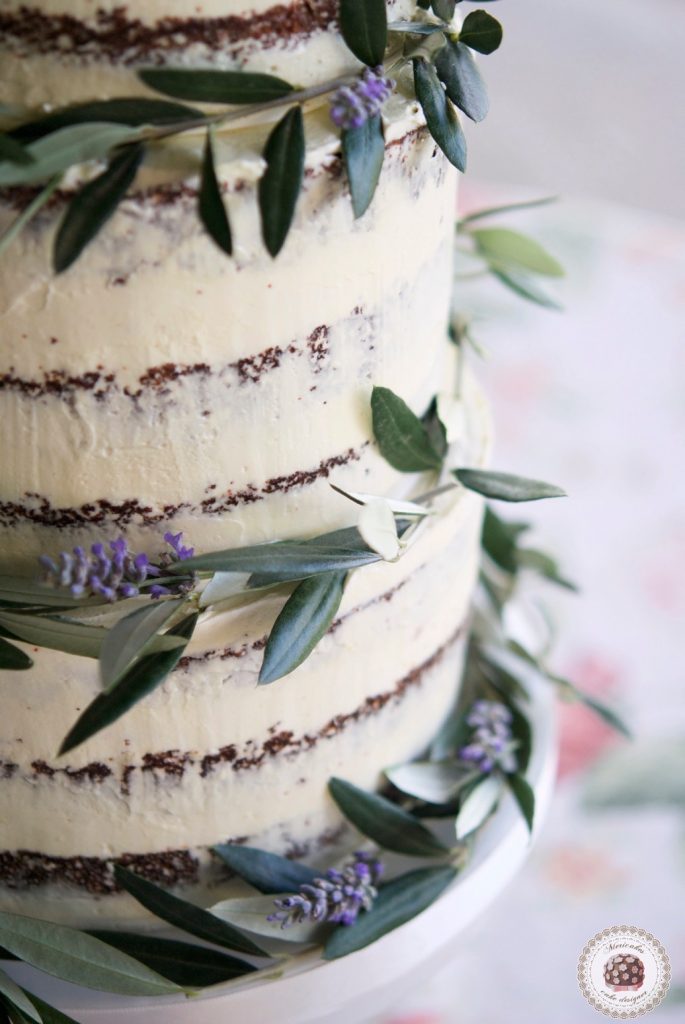 Semi Naked Cake Wedding Cake Olive Olivo Lavanda Red Velvet Barcelona