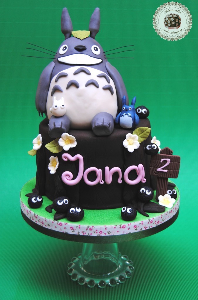 Tarta Mi Vecino Totoro - My Neighbor Totoro Cake - Mericakes - Cake Designer