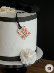Chanel box cake