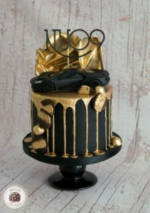 Golden Drip Cake