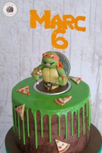 Drip cake tortugas ninja