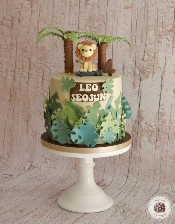 Jungle Cake - Tarta jungla para el cumple de Leo - Barcelona