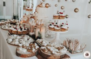 Winter Wonderland dessert table