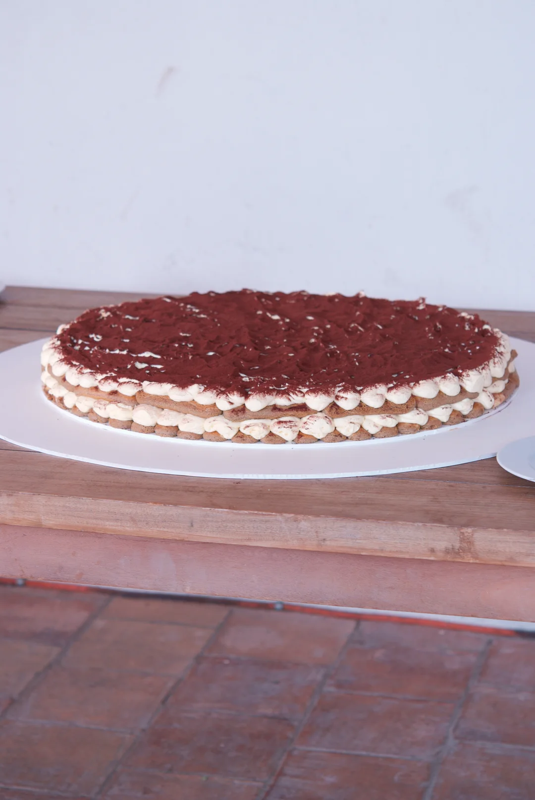 Tiramisú gigante