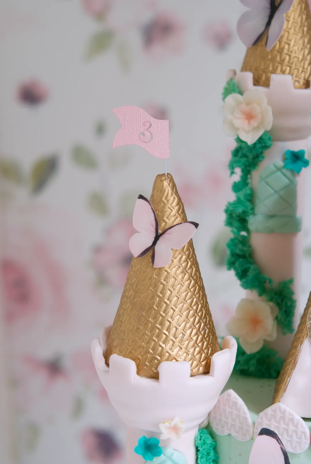 tarta castillo de cuento de hadas