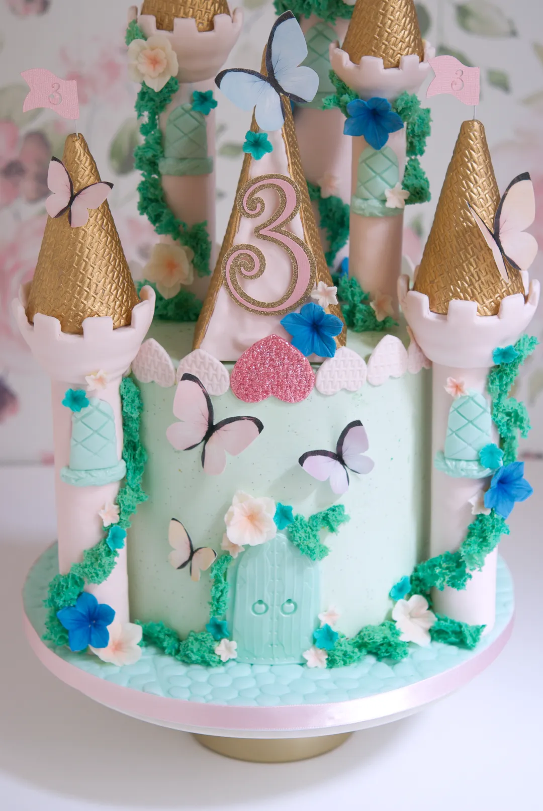 Enchanted Fairytale Castle Cake
