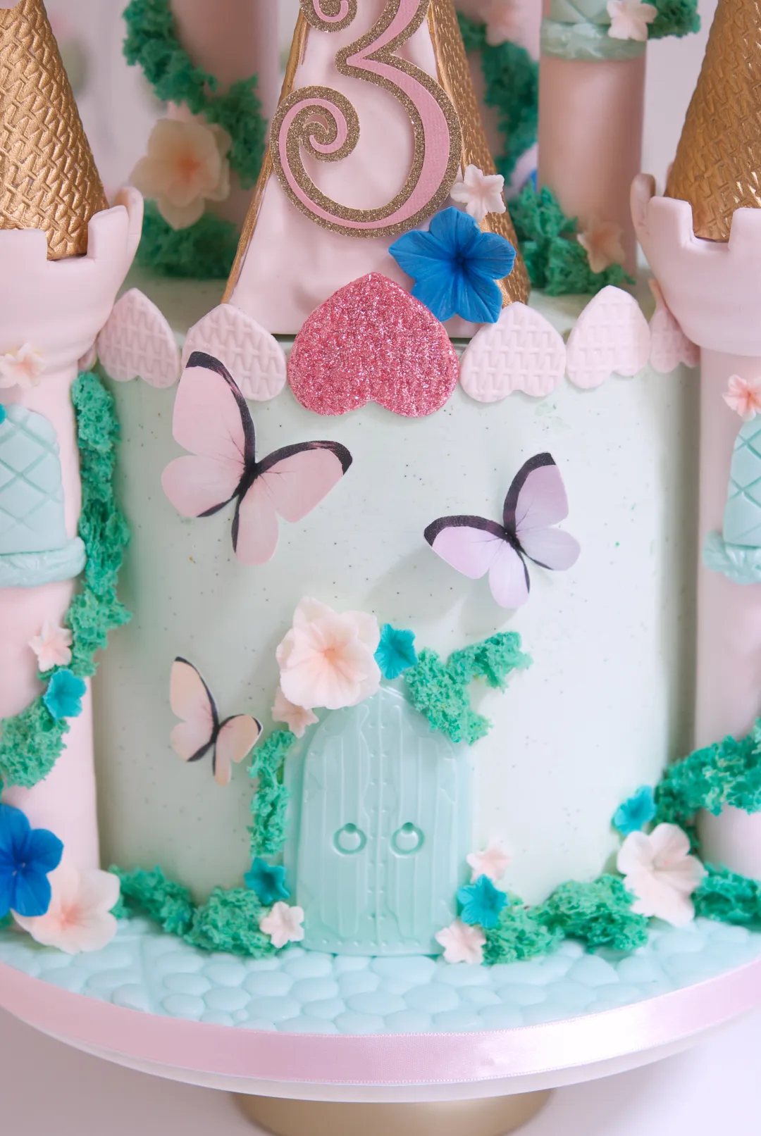 tarta castillo de cuento de hadas