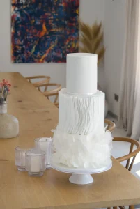 Ethereal Layers wedding cake