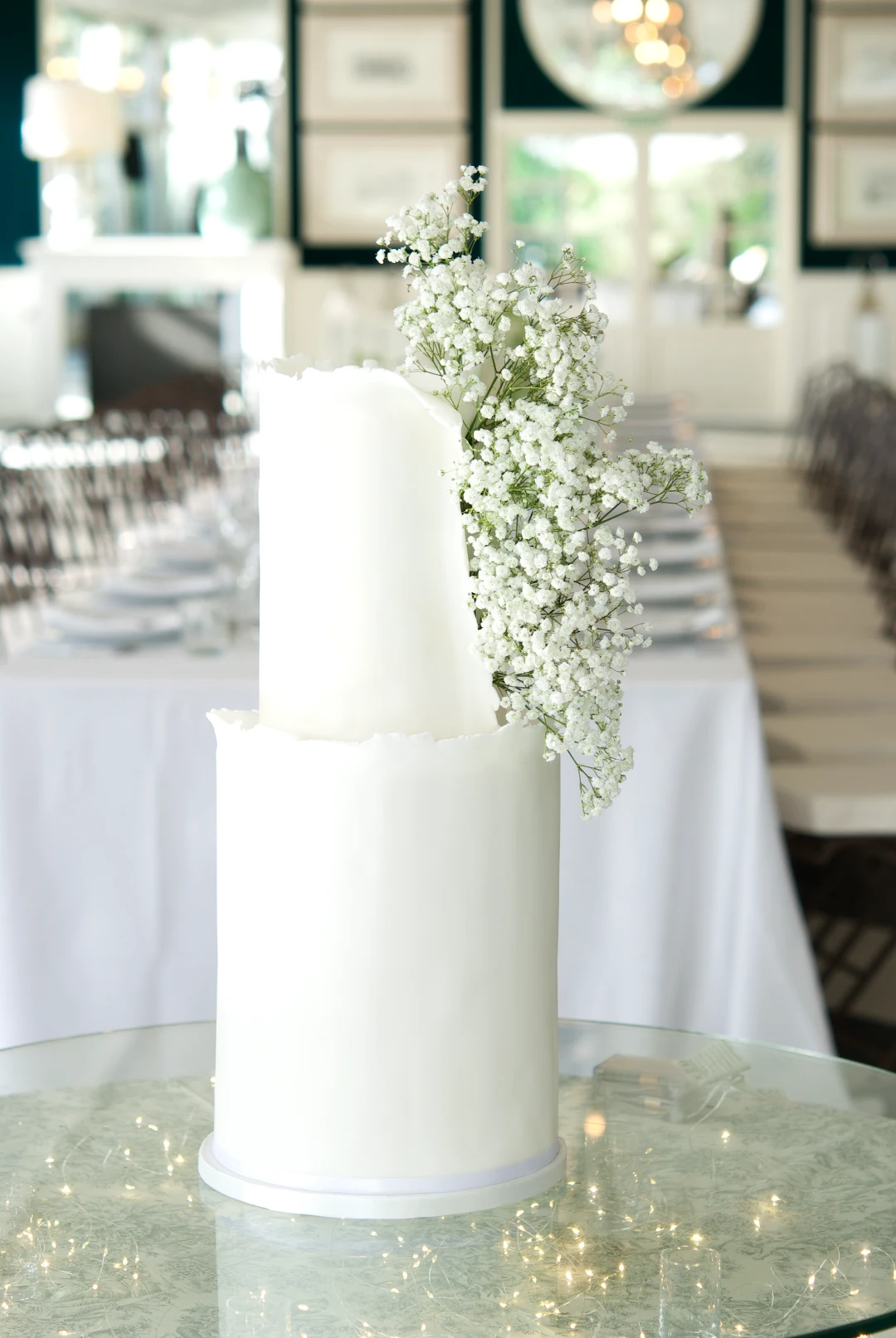 Gypsophila wedding cake