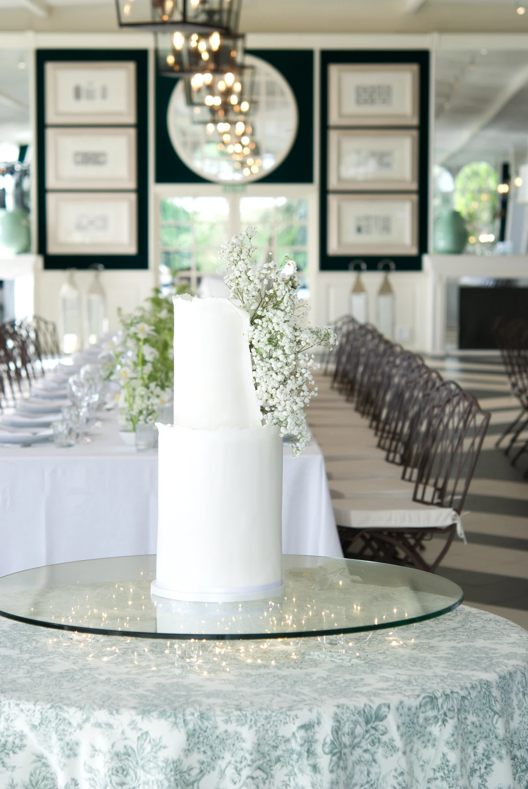 Gypsophila wedding cake